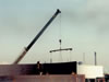 New tank erection; shell course installation