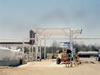 Installed terminal rack piping